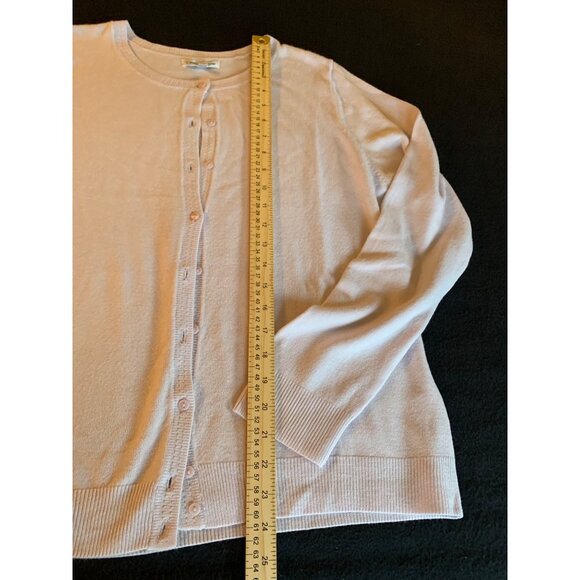 Croft & Barrow Womens Size XLarge Light Purple Cardigan Sweater Acrylic - Picture 6 of 10